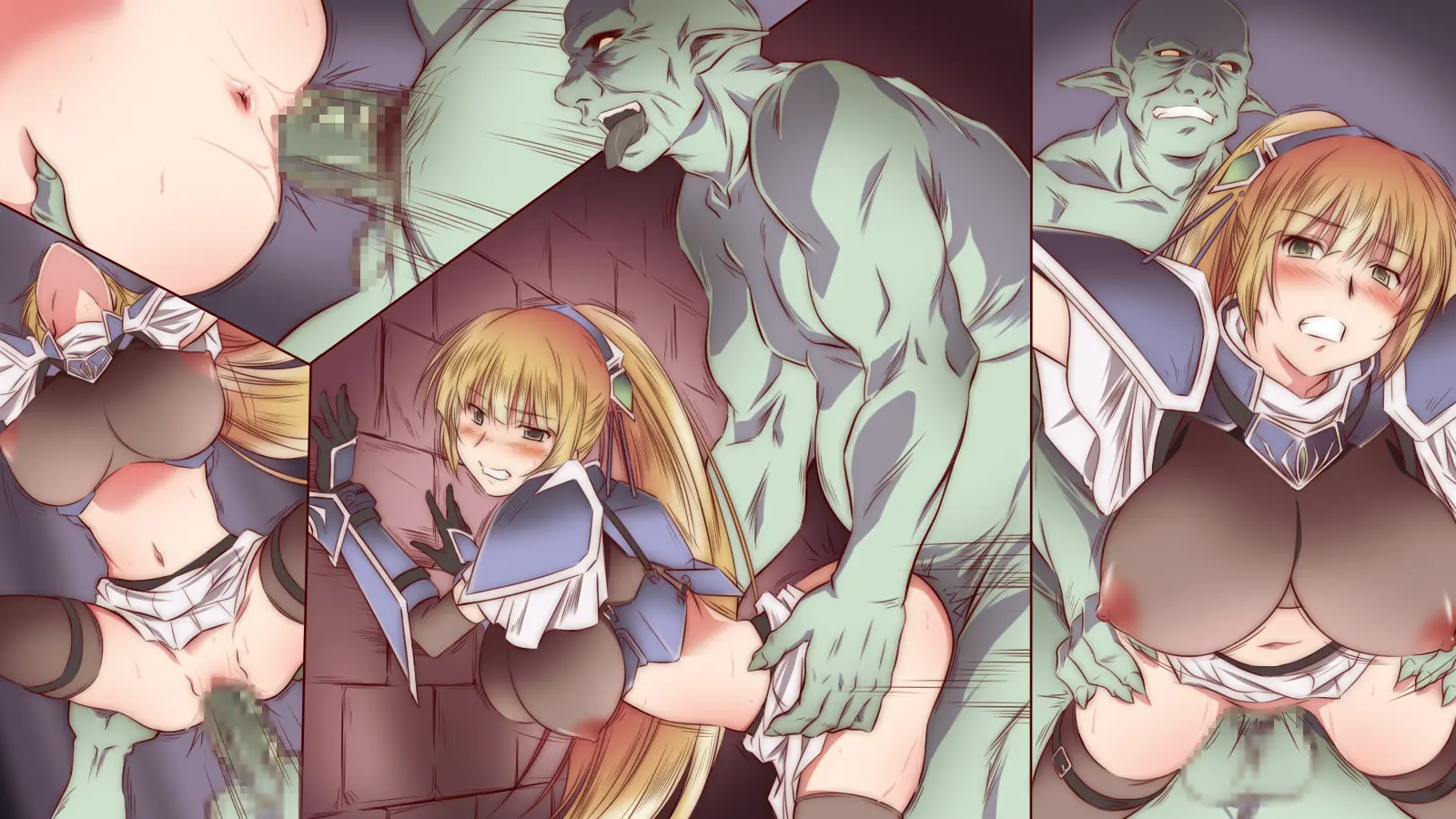 Onna Kishi Wa Orc Ni Ryoujoku Sareru | 여기사 오크에게 능욕되다